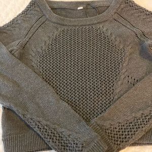 Lululemon cropped cotton sweater